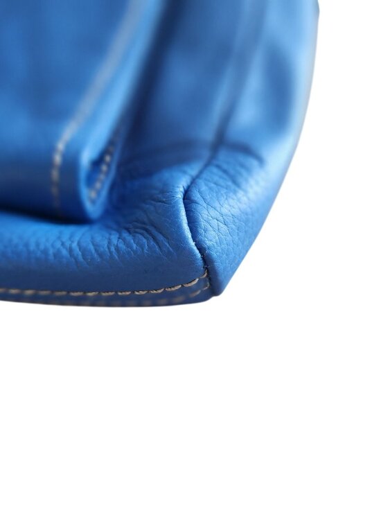 Tignanello Blue Leather Crossbody Purse - Picture 3 of 11